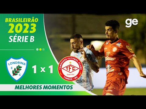 Gols e lances de Londrina x Tombense