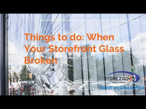 Storefront Glass and Metal video.