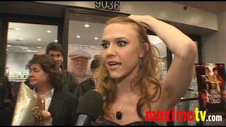 DOMINIQUE SWAIN 'I had an INTRUDER in my House' December 18, 2009 'Fall Down Dead'