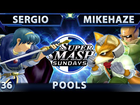 SSS 36 - Sergio (Marth) Vs. JJs MikeHaze (Fox/Falcon) SSBM Pools - Smash Melee