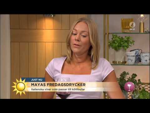 Mayas fredagsdrycker - Italienska viner som passar köttbullar - Nyhetsmorgon (TV4)