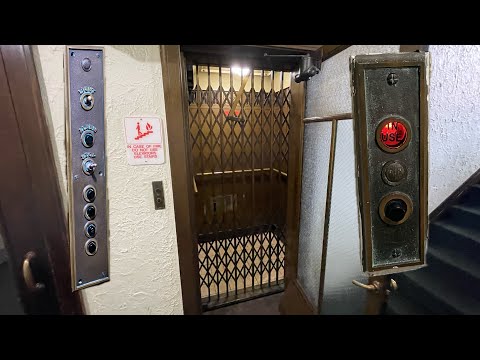 Beautiful Antique Gated OTIS Traction Elevator | Cleveland, OH