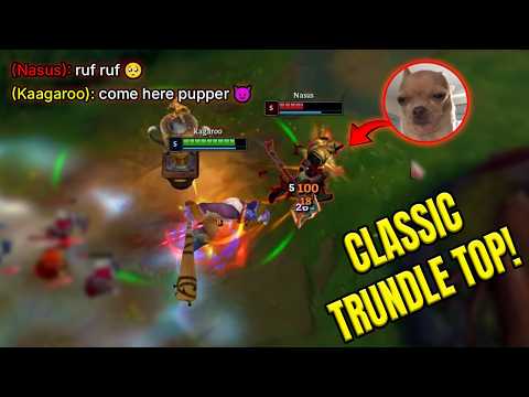 GOING UP AGAINST THE DAWG (I made him my puppy 🐶) - Trundle vs. Nasus