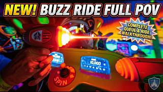 New Buzz Lightyear's Space Ranger Spin Full POV Ride and Queue Walkthrough 