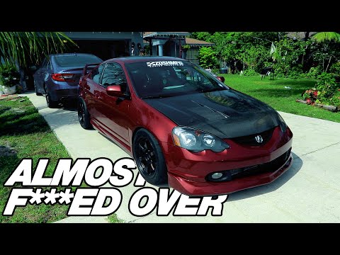 CUSCO CAGE INSTALL ON RANDY'S 500HP TURBO RSX.. THEN THIS HAPPENS