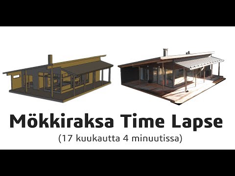 Mökkiraksa Time Lapse, 17kk neljässä minuutissa