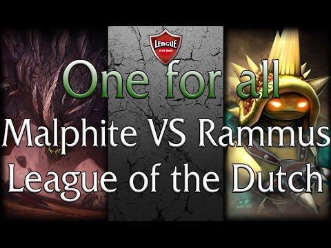 Malphite vs Rammus One for all DUTCH