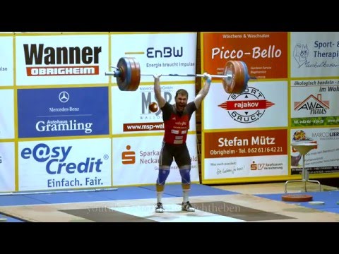 Best clean and jerks (up to 180kg) - SV Germania Obrigheim gegen KSV Durlach Gewichtheben 2016 02 13