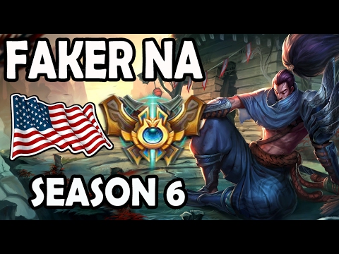 SKT T1 Faker YASUO vs ZED Ranked Challenger NA