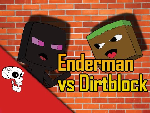 Video thumbnail for Enderman vs. Dirt Block