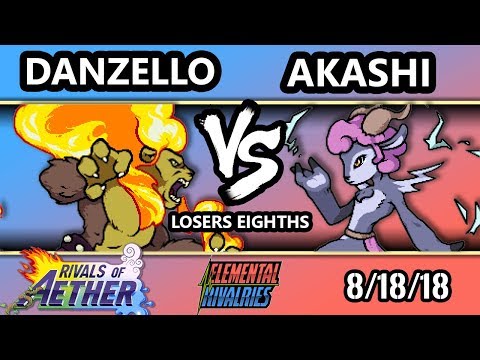 ER - Danzello (Zetterburn) Vs. Akashi (Absa) - Rivals of Aether Losers Top 8