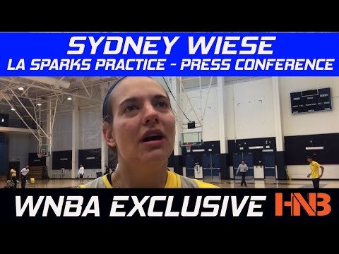 Sydney Wiese LA Sparks Practice 7-1-19