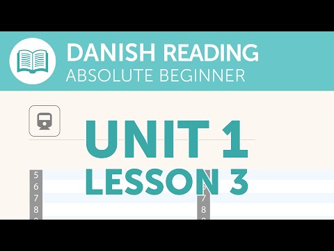 Danish Reading Practice for Absolute Beginners - Reading the Train Schedule