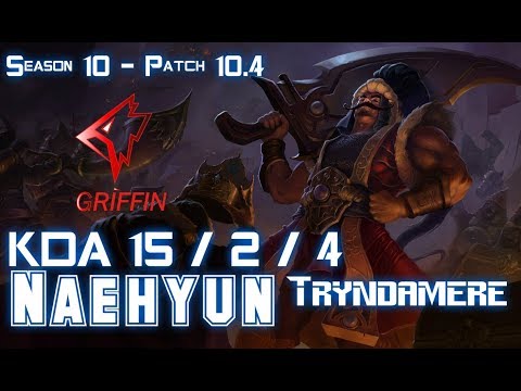 GRF Naehyun TRYNDAMERE vs SETT Mid - Patch 10.4 KR Ranked
