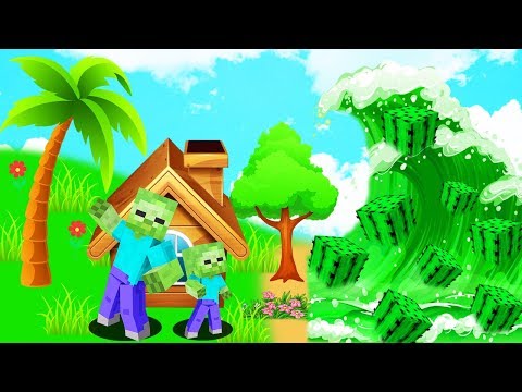 KAKTÜS TSUNAMİ VS EV #1 - Minecraft