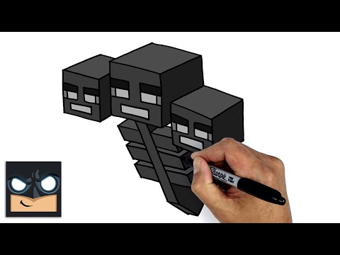 Minecraft | How To Draw Wither || Step by Step Drawing Tutorial for Beginners