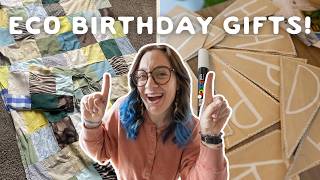 Making a Birthday Gift out of TRASH?! An eco crafting vlog