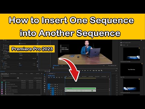 How to Insert One Sequence into Another Sequence | Premiere Pro 2023 Tutorial