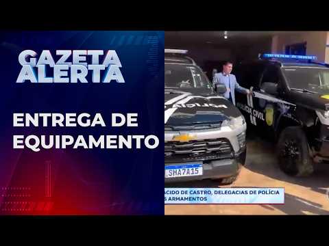 Em Acrelândia e Plácido de Castro, delegacia de polícia civil recebe novos armamentos