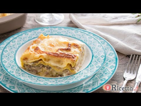 Lasagne funghi e salsiccia - Ricetta.it