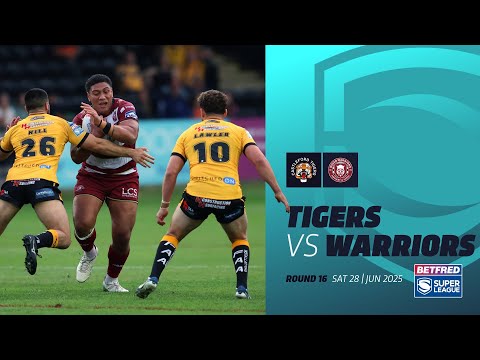 Highlights | Castleford Tigers v Wigan Warriors | 2025 Betfred Super League, Round 16