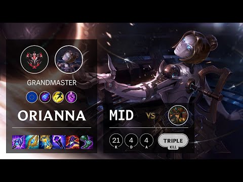 Orianna Mid vs Cassiopeia - EUW Grandmaster Patch 11.16