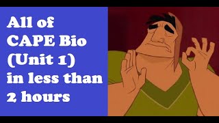 Entire CAPE Biology (Unit 1) Syllabus in 2 Hours