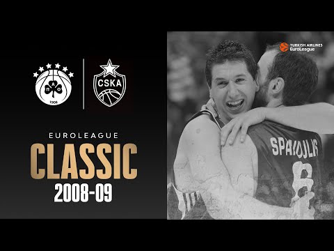 Panathinaikos - CSKA | RELIVING Iconic Clash the  FINAL in BERLIN 2008/09 | EUROLEAGUE CLASSIC GAME