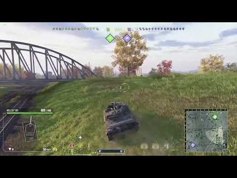 World of Tanks Console (7.0) Hellcat 105 Mastery 3k damage 1.7k assist High Caliber Devastator