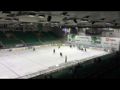 HK Olimpija U-18 gol za 5-0 proti HK MK Bled 18-9-16