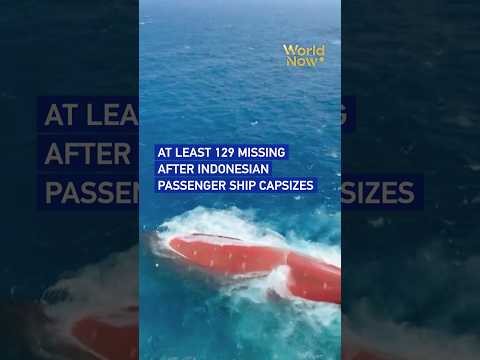 At least 129 missing after Indonesian passenger ship capsizes