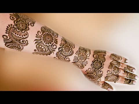 STYLISH & UNIQUE BANGLE / BELT STYLE HENNA MEHNDI DESIGN || Mehndi by Bhagyashree