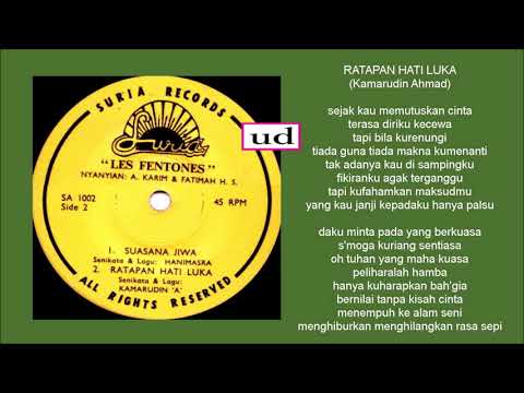 Fatimah H. S. & Les Fentones -  Ratapan Hati Luka (Kamarudin A) - 1966