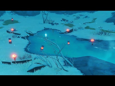 Genshin Impact: Puzzle Totens de Fogo na Espinha do Dragão (Como Completar)