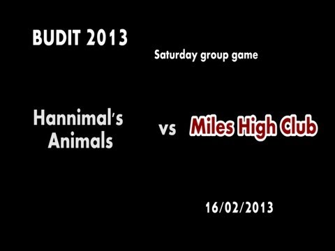 BUDIT 2013: Hannimal's Animals v Miles High Club