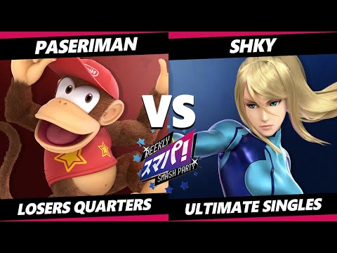 Sumapa 62 Losers Quarters - Paseriman (Diddy Kong) Vs. Shky (ZSS) SSBU Ultimate Tournament
