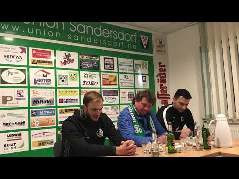 190322 Interview zum 24. Spieltag NOFV OL Süd SG Union Sandersdorf vs. BSG Chemie Leipzig