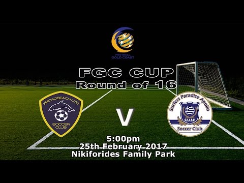 FGC Cup round of 16 - Broadbeach Utd SC vs Surfers Paradise SC (4-1)