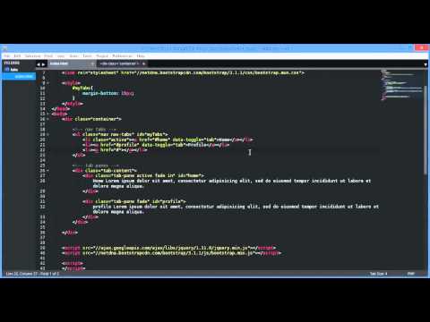 bootstrap3   togglable tabs and tab method 480p