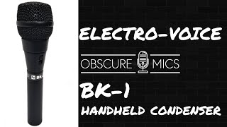 Video thumbnail for Electro-Voice BK-1 Handheld Condenser Microphone Demo/Test by Obscure Mics