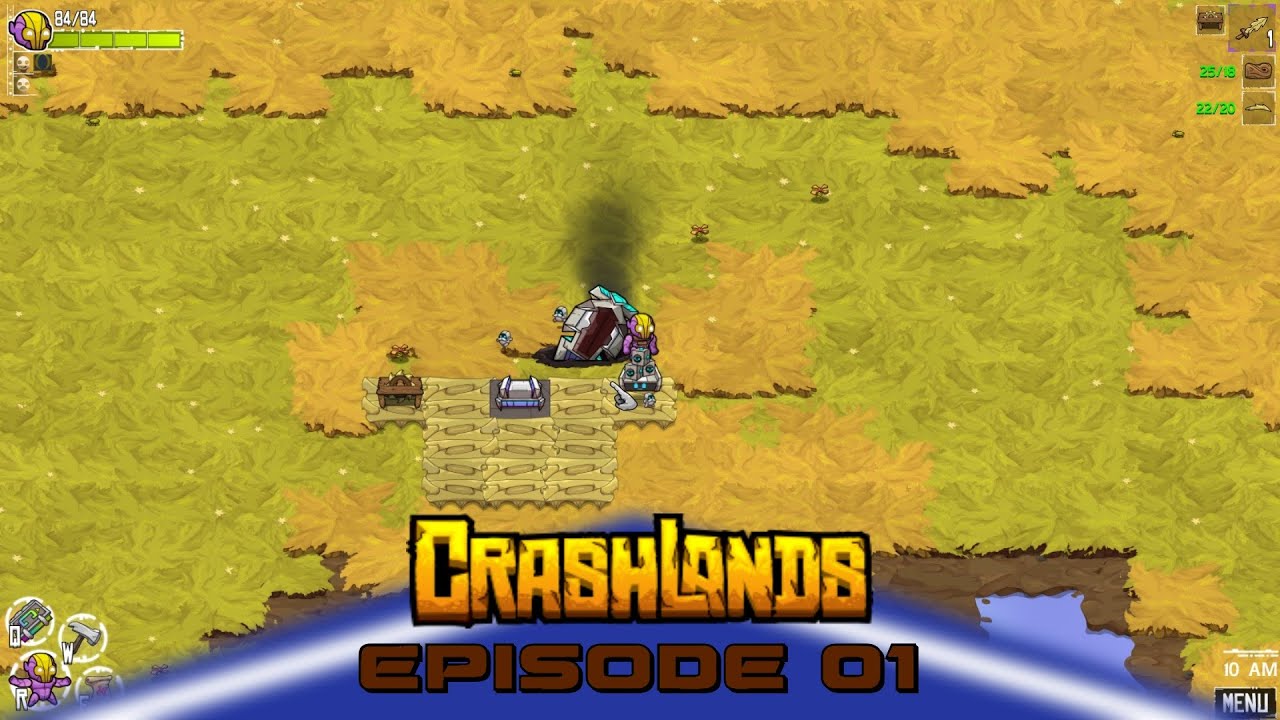 Crashlands Gameplay/Walkthrough E01 - CrashLanded