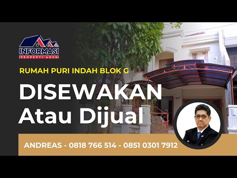 Rumah 2 lantai puri indah blok G