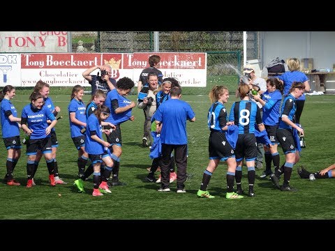 Zulte Waregem Dames C-Club Brugge Vrouwen B 2-4, 08-04-2018 Volledige match