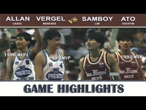 Samboy Lim & Ato Agustin VS Allan Caidic & Vergel Meneses | SMB vs Presto Ice Cream | 04/1992