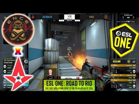 CRAZY GAME!! 🇫🇮 ENCE vs 🇩🇰 Astralis TRAIN HIGHLIGHTS  - ESL One: Road to Rio 2020