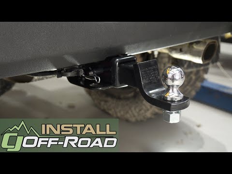 Jeep Wrangler JK Rugged Ridge Receiver Hitch 2" Hardware/Wiring/Drawbar/Ball 2007-2018 Installation