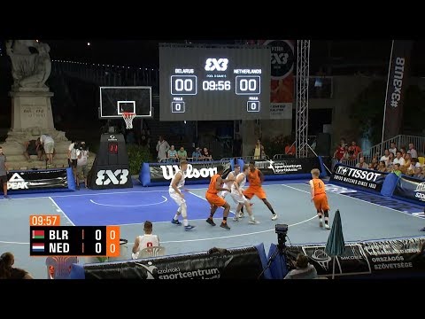 FIBA 3x3 U18 Europe Cup 2018 Qualifiers: Belarus VS. Netherlands (Szolnok, Hungary; 04-08-2018)