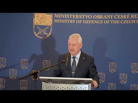 Tisková konference ministra obrany Jaromíra Zůny