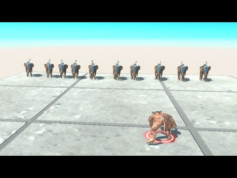 10 SMALL ROCKET ELLIE vs EVERY UNIT   Animal Revolt Battle Simulator