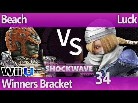 SW 34 Wii U - Beach (Ganon, Kirby) vs Luck (Sheik) - Winners Bracket